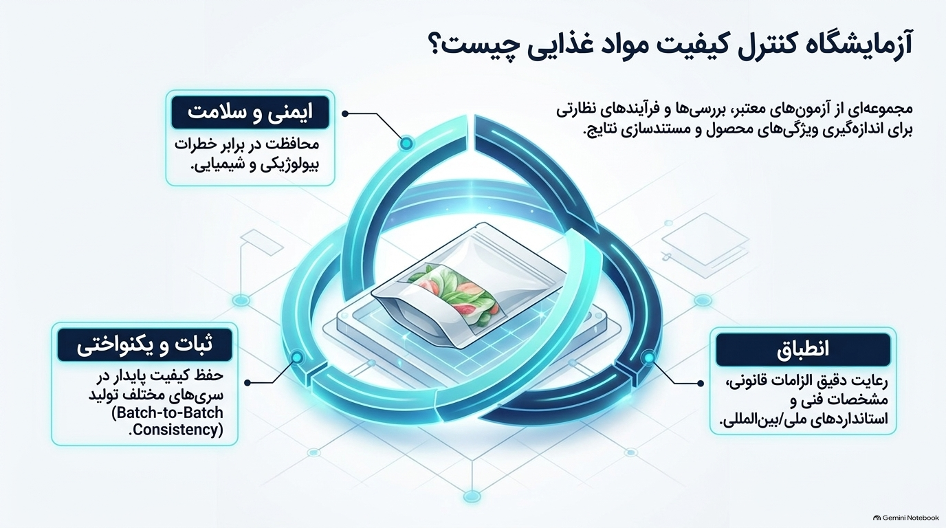 اصول کنترل کیفیت در صنایع غذایی